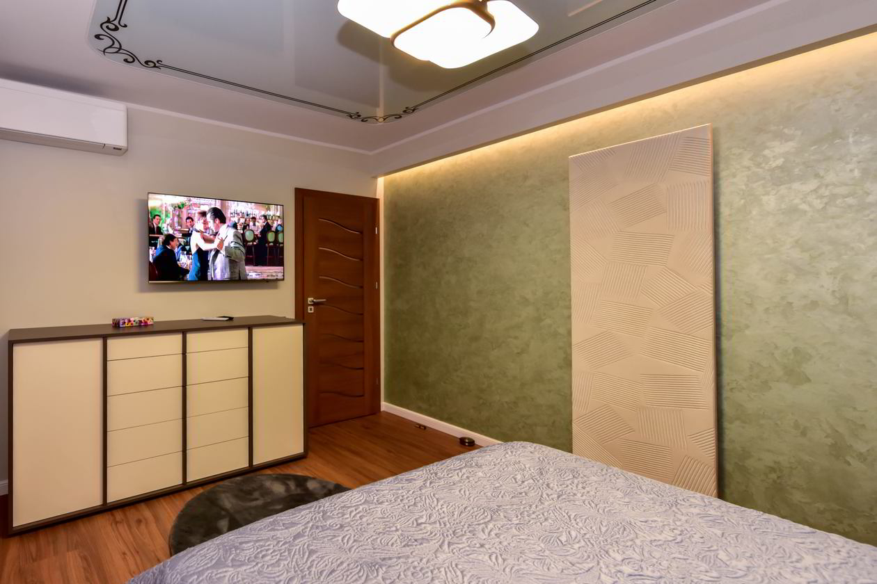 Proiect mobila Dormitor matrimonial, 14m², realizat 12 Octombrie 2018 COD.5022