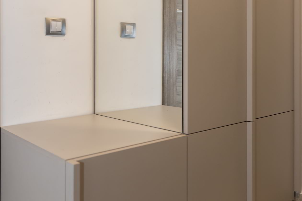 Proiect mobila Hol unit cu Living-Room, cu dulap, placare perete, 5m², realizat 19 Aprilie 2019 COD.6047