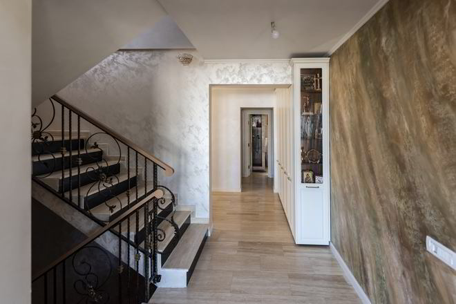 Proiect mobila Hol legat cu Casa Scarii, unit cu Living-Room, 14m², realizat 11 Iunie 2021 COD.13200