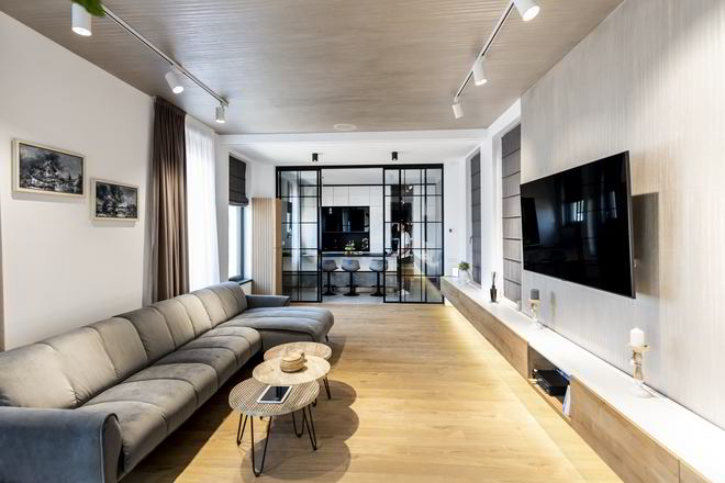 Mobila Living unit cu Hol si Casa scarii, 28m², amplasata pe un perete, suspendata — foto 5 din 5